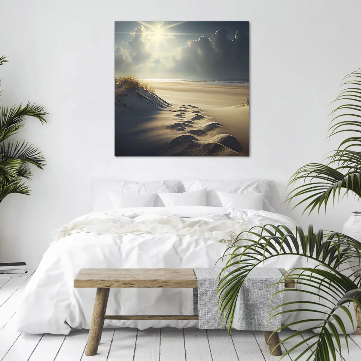 Obraz na płótnie - Kojący pejzaż - 60x60 cm
