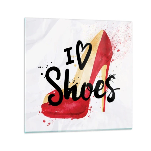 Obraz na szkle - Miłość niejedno ma imię - 70x70 cm