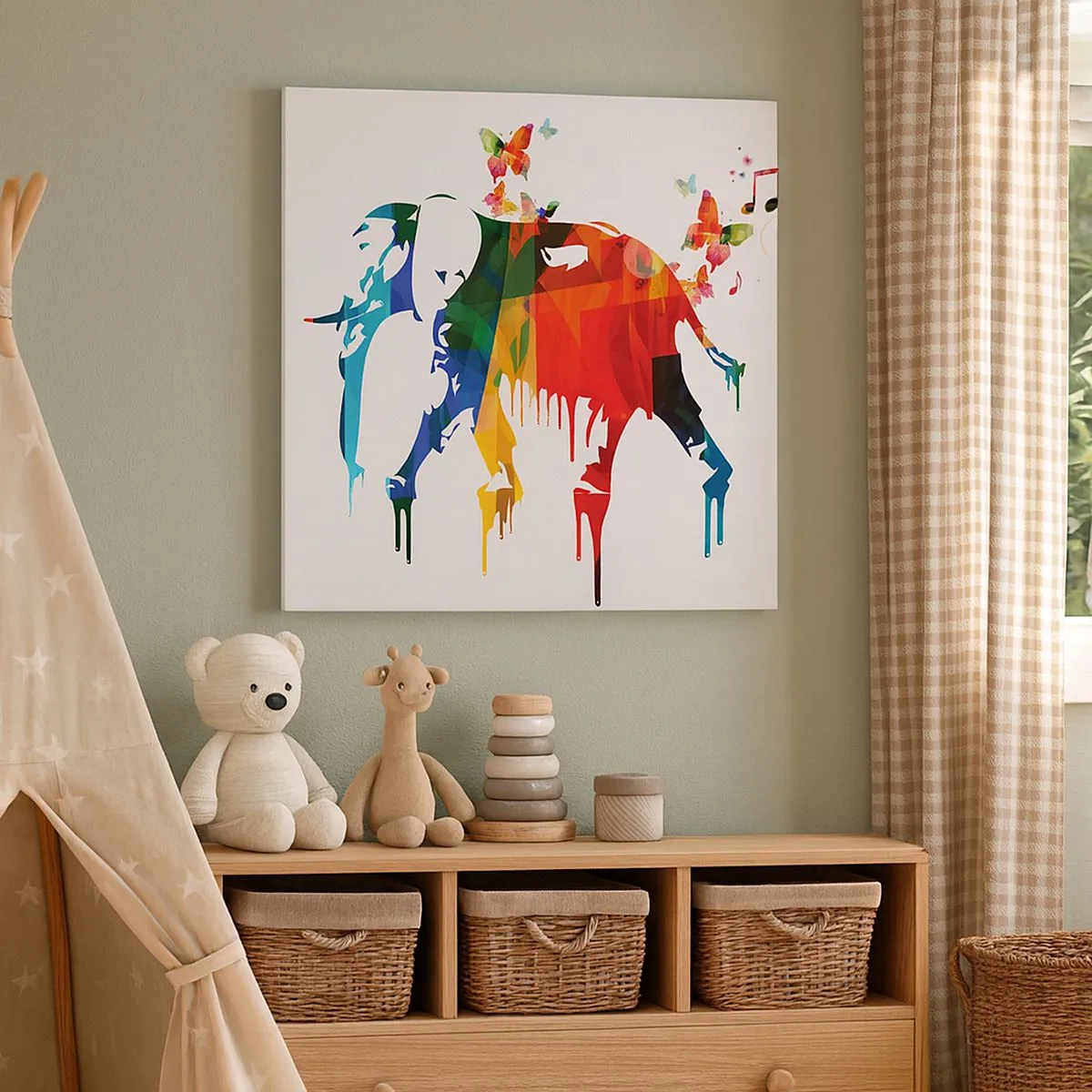 Obraz na płótnie - Tańczyć każdy może - 30x30 cm