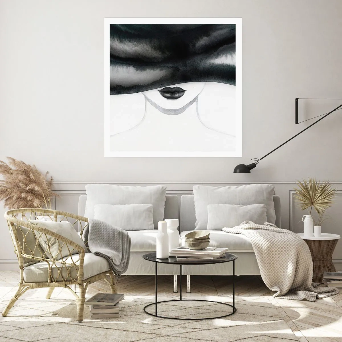 Plakat - Zmysłowa tajemnica - 60x60 cm