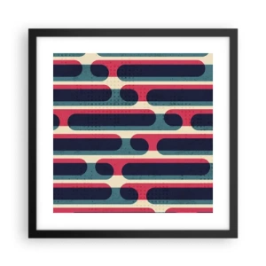 Plakat w czarnej ramie - W głąb i do przodu - 40x40 cm