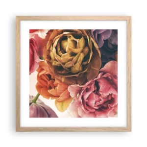 Plakat w ramie jasny dąb - Święto życia - 40x40 cm