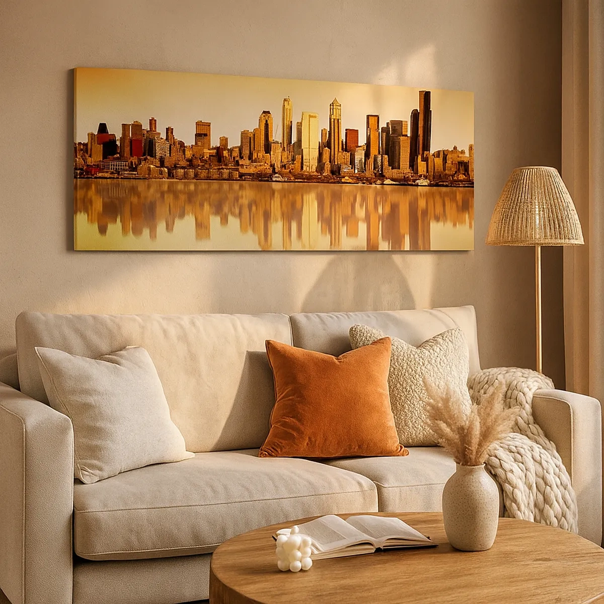 Obraz na płótnie - Cisza metropolii - 30x30 cm