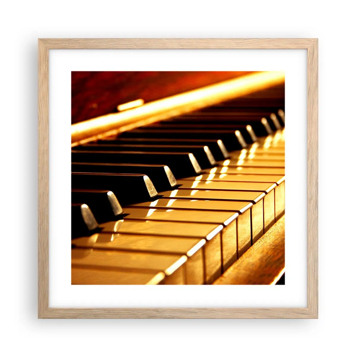 Plakat w ramie jasny dąb - Nieograniczone możliwości - 40x40 cm