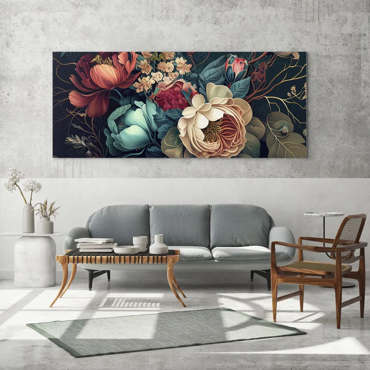 Obraz na szkle - XIX-wieczny czar - 100x40 cm