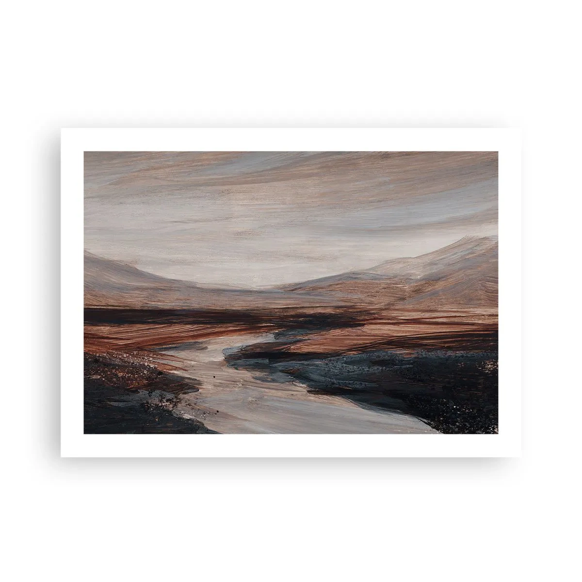 Plakat - Spokojna dolina - 70x50 cm