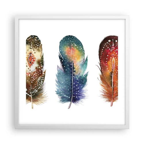 Plakat w białej ramie - Rytuały, obrzędy, tajemnice - 50x50 cm
