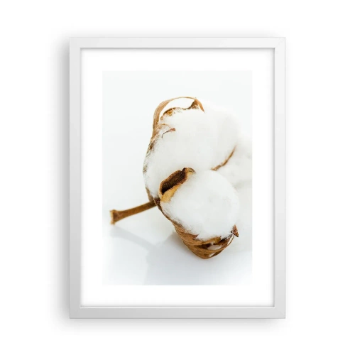 Plakat w białej ramie - Miękka z natury - 30x40 cm