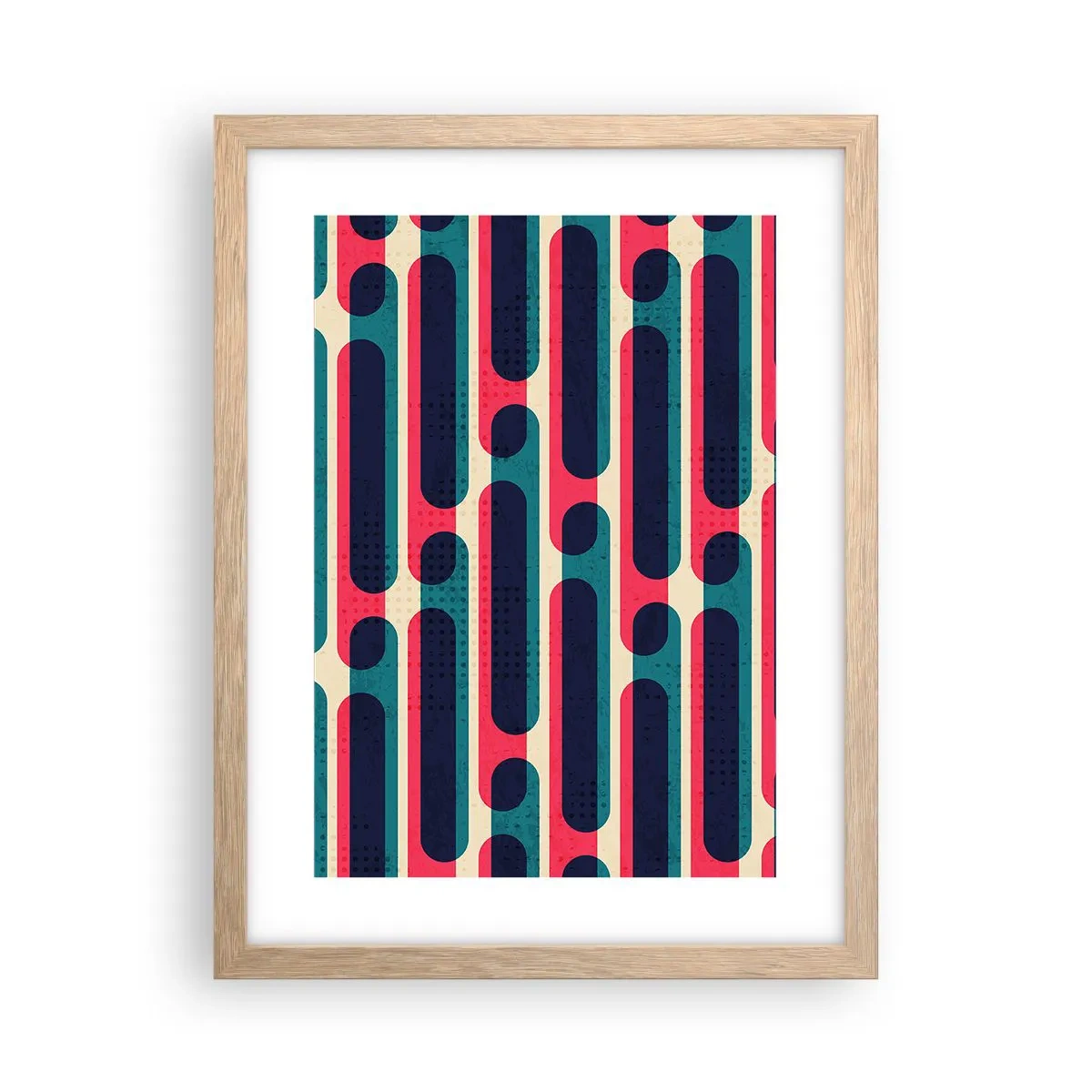 Plakat w ramie jasny dąb - W głąb i do przodu - 30x40 cm