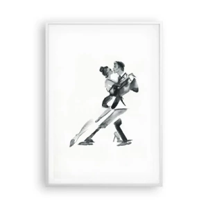 Plakat w białej ramie - W jednym rytmie - 70x100 cm