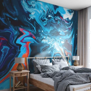 Fototapeta Premium Canvas - Podróż do wnętrza nieba - Abstrakcja, Sztuka, Nowoczesny Wzór - 250x175 cm