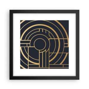 Plakat w czarnej ramie - Obroty rzeczy - 30x30 cm