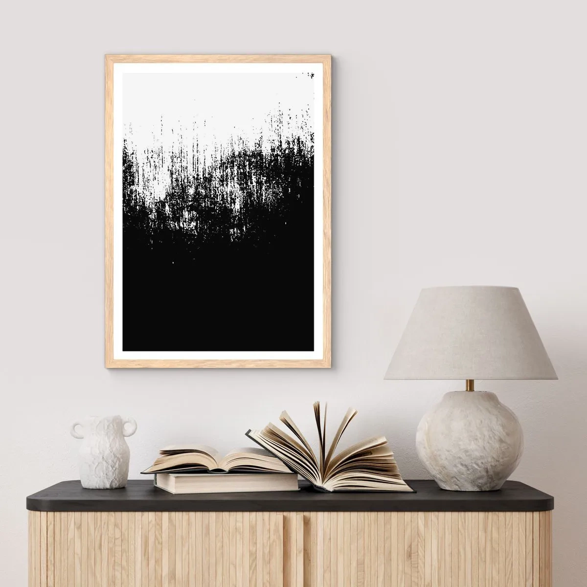 Plakat w ramie jasny dąb - I zwycięzcą jest… - 40x50 cm