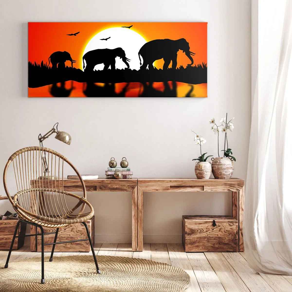 Obraz na płótnie - A wieczorem na małego drinka - 100x40 cm