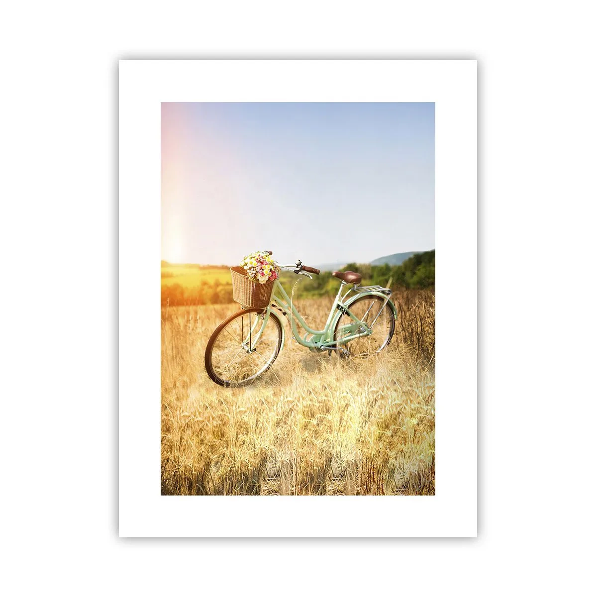 Plakat - Zostanę tu chwilę - 30x40 cm