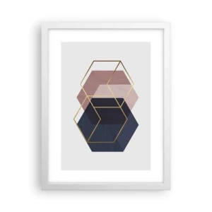 Plakat w białej ramie - Siła prostoty - 30x40 cm