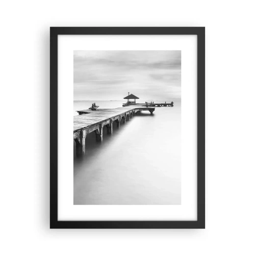 Plakat w czarnej ramie - W siną dal - 30x40 cm
