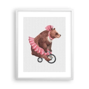 Plakat w białej ramie - Ale cyrk! - 40x50 cm