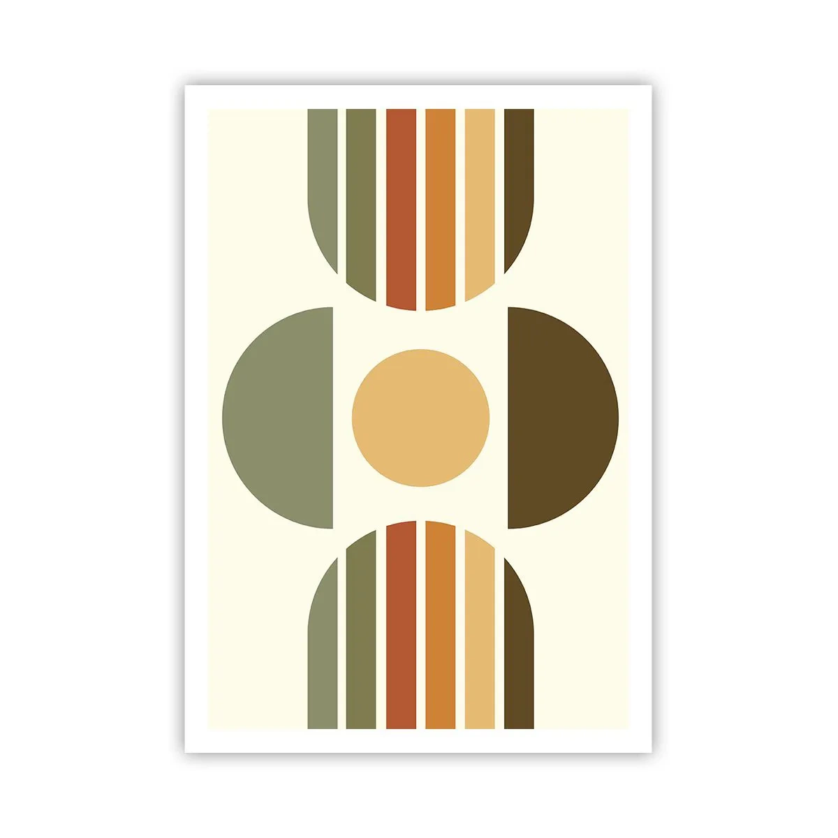 Plakat - W kolorach ziemi - 70x100 cm