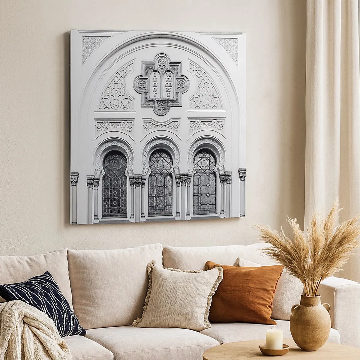 Obraz na płótnie - Na pograniczu kultur - 30x30 cm