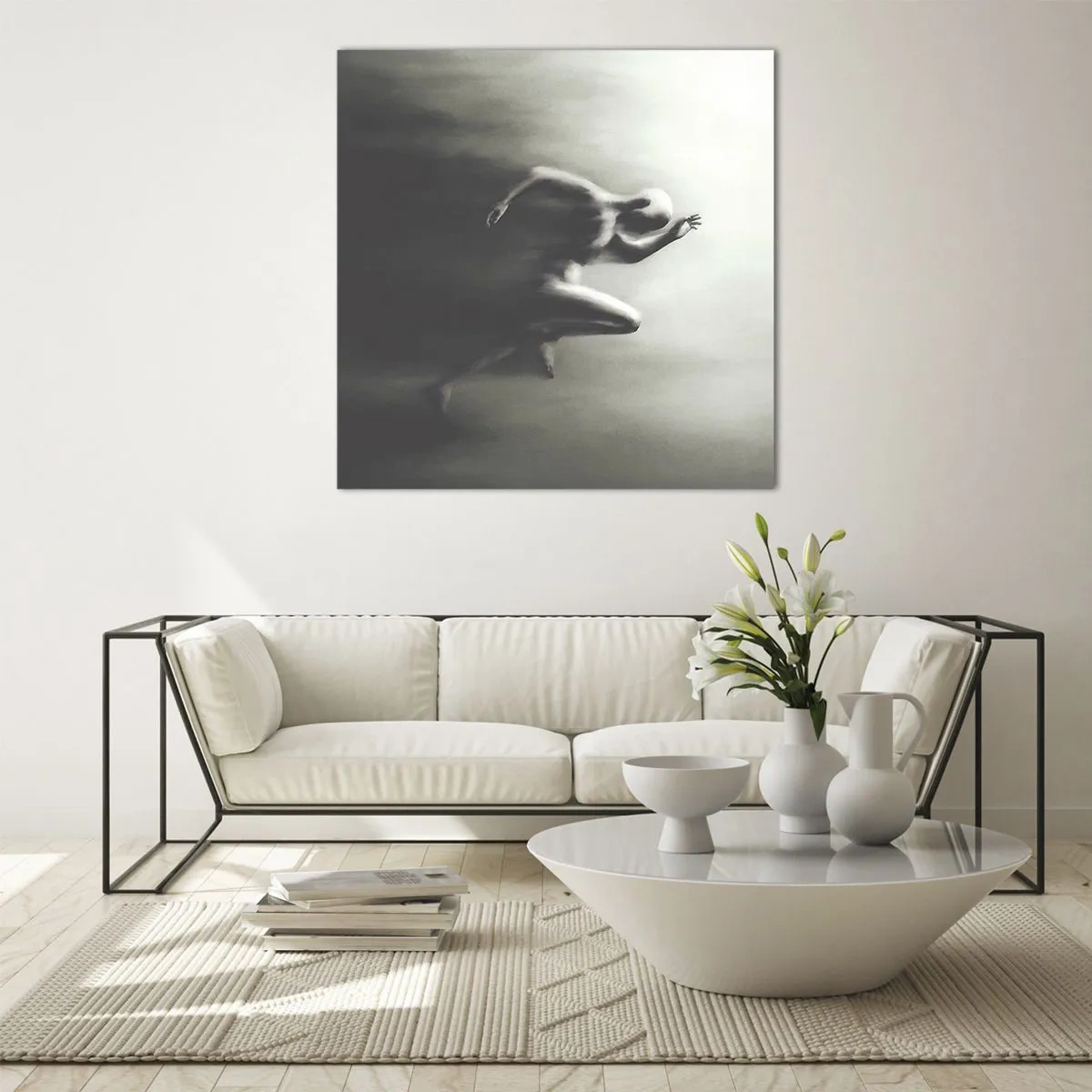 Obraz na szkle - Niepowstrzymany - 60x60 cm