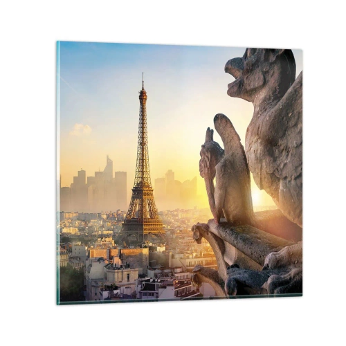 Obraz na szkle - Wiele się zmieniło… - 40x40 cm