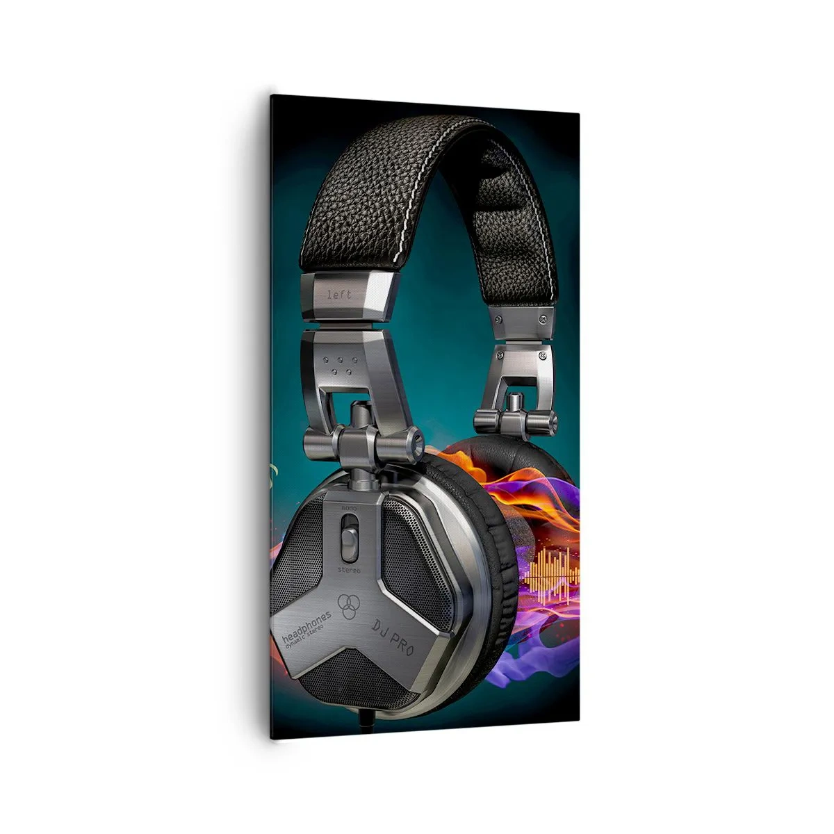 Obraz na płótnie - W ogniu muzyki - 65x120 cm