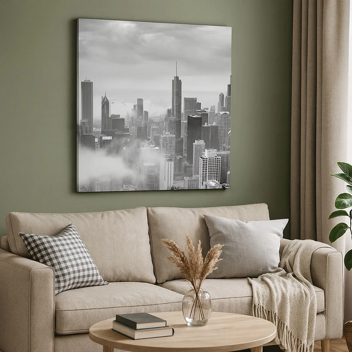 Obraz na płótnie - Pejzaż amerykański - 30x30 cm