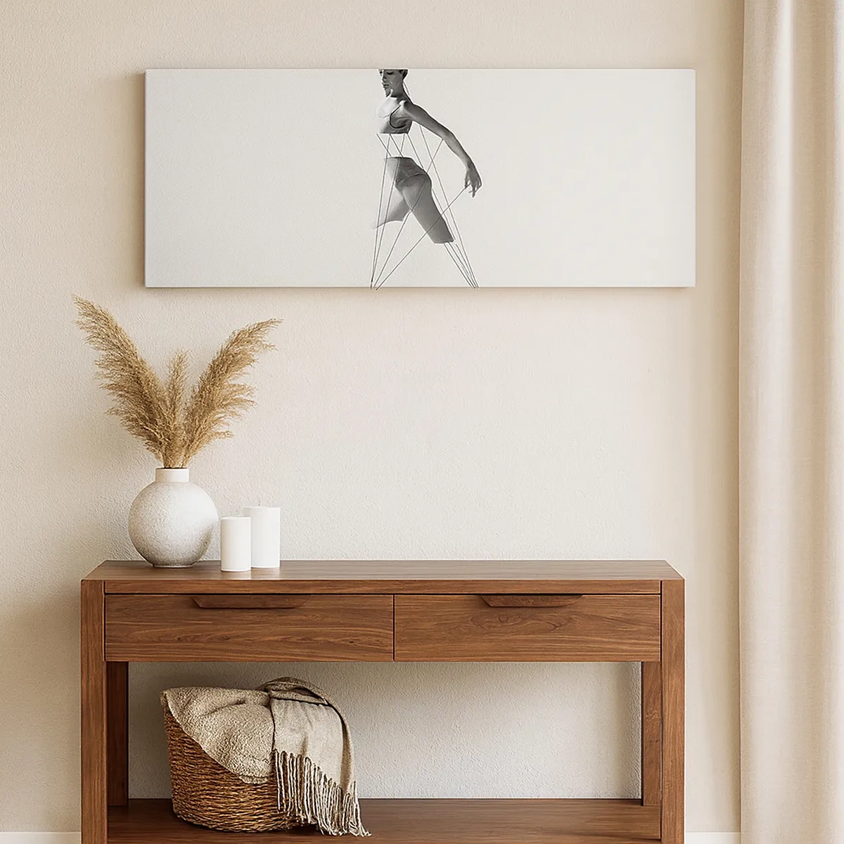 Obraz na płótnie - W teatrze świata - 30x30 cm