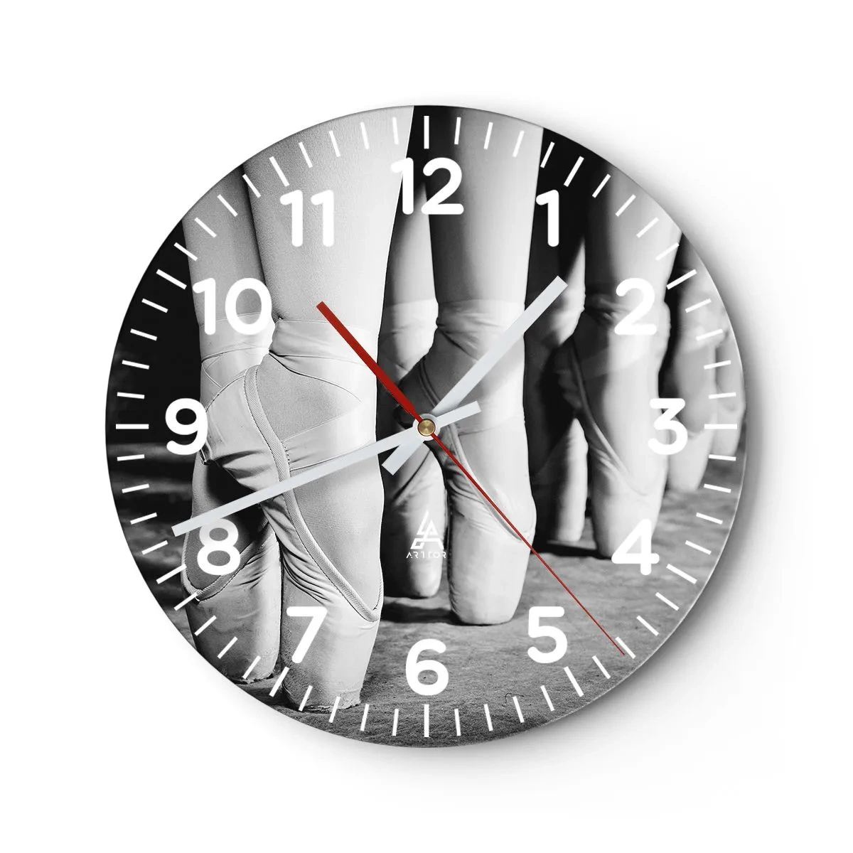 Zegar ścienny - Razem, lekko - 40x40 cm