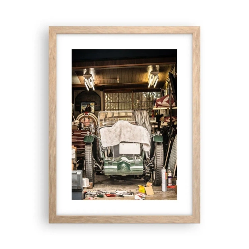 Plakat w ramie jasny dąb - Powrót do przeszłości - 30x40 cm