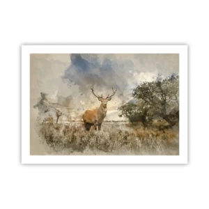 Plakat - Godność - siła - dostojeństwo - 70x50 cm