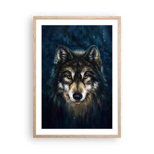 Plakat w ramie jasny dąb - Alfa? I omega - 50x70 cm