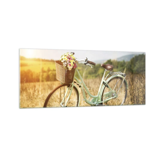 Obraz na szkle - Zostanę tu chwilę - 100x40 cm