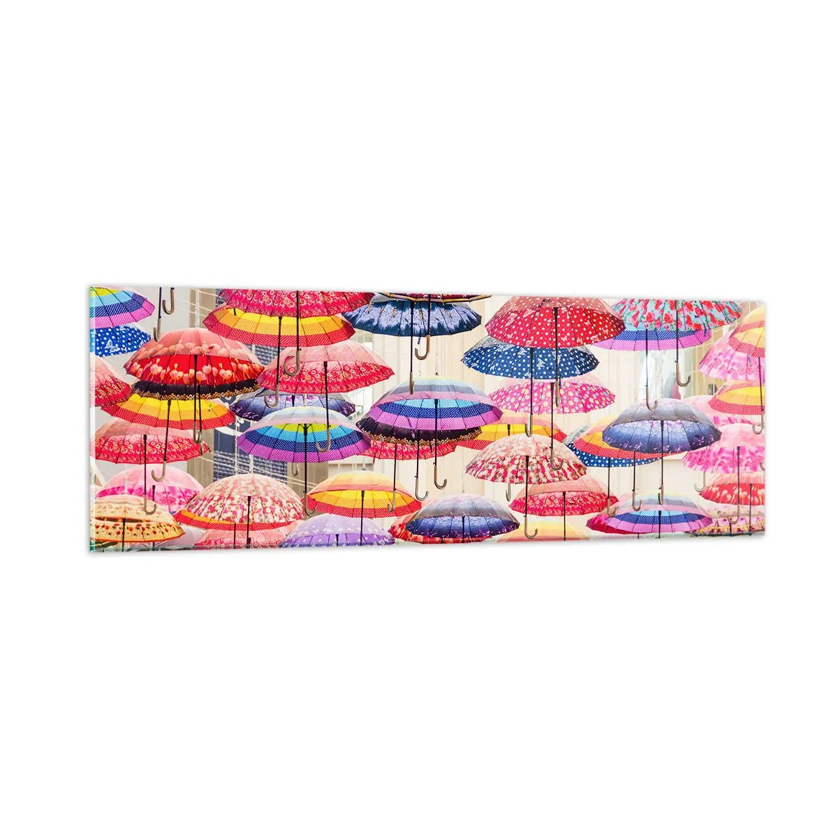 Obraz na szkle - Miejska łąka - 90x30 cm