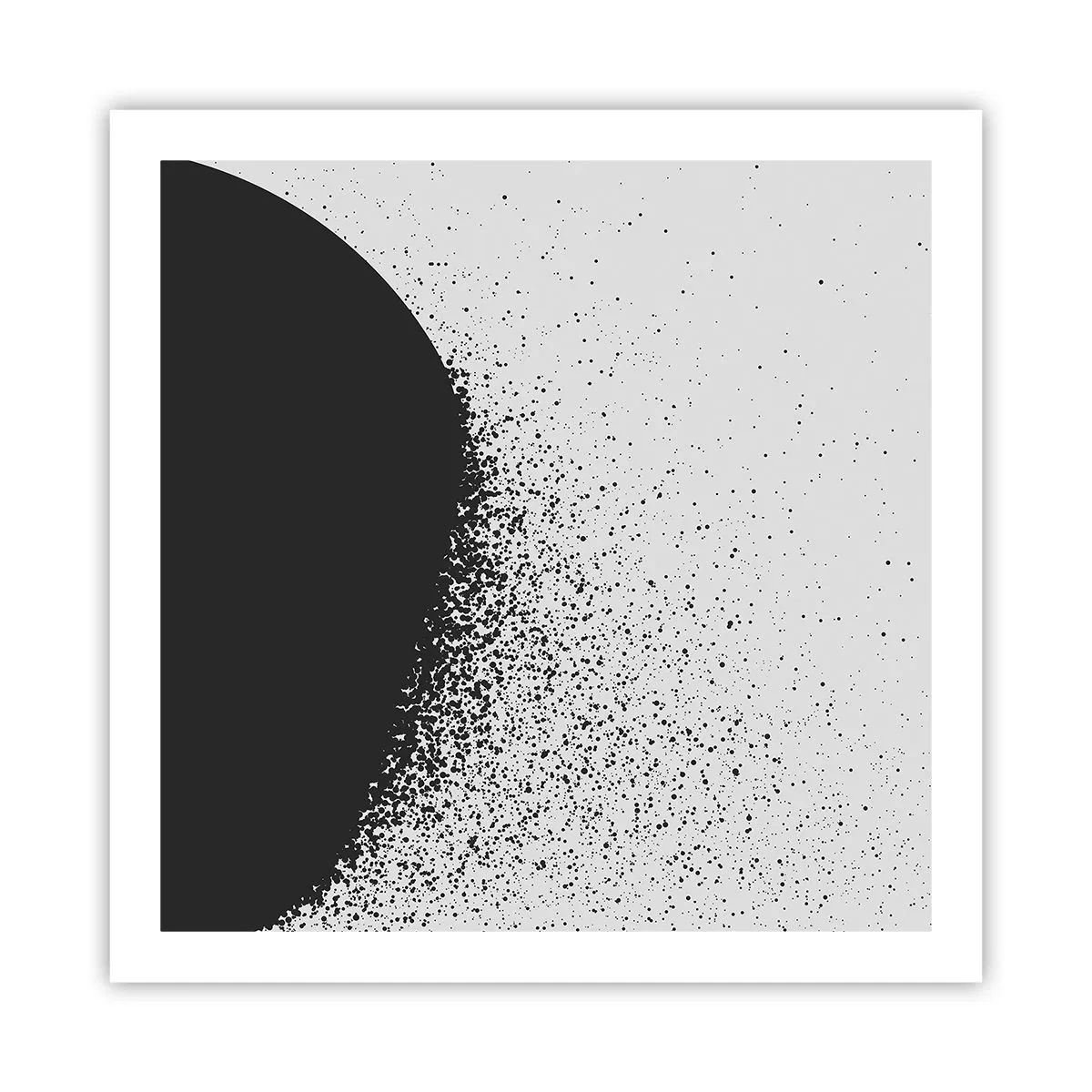 Plakat - Ruch cząsteczek - 60x60 cm