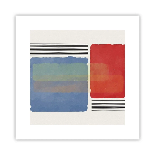 Plakat - Duch i litera geometrii - 30x30 cm