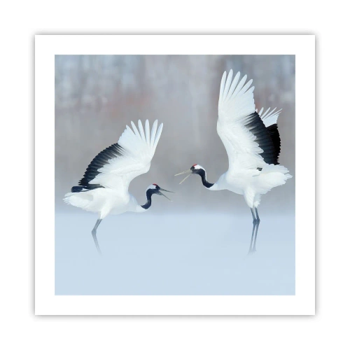 Plakat - Taniec we mgle - 50x50 cm