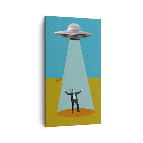 Obraz na płótnie - Bliskie spotkanie - 45x80 cm