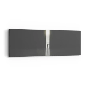 Obraz na płótnie - Krok do jasnej przyszłości - 90x30 cm