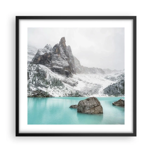 Plakat w czarnej ramie - Na straży - 50x50 cm