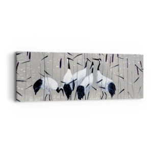 Obraz na płótnie - Wśród swoich - 90x30 cm