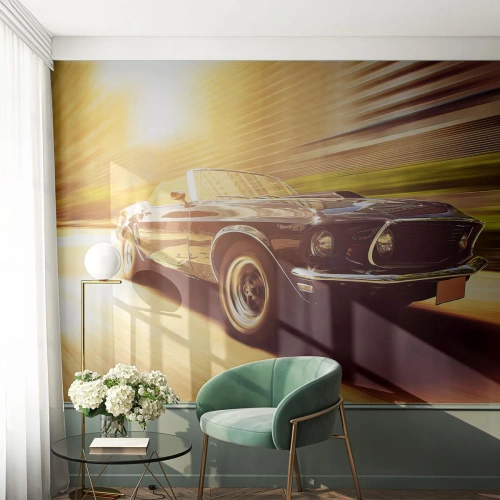 Fototapeta Samoprzylepna Deluxe Sticker - 1967 - powrót legendy - Samochód, Kabriolet, Motoryzacja - 400x280 cm