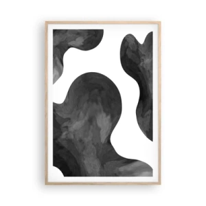 Plakat w ramie jasny dąb - Droga Mleczna - 70x100 cm