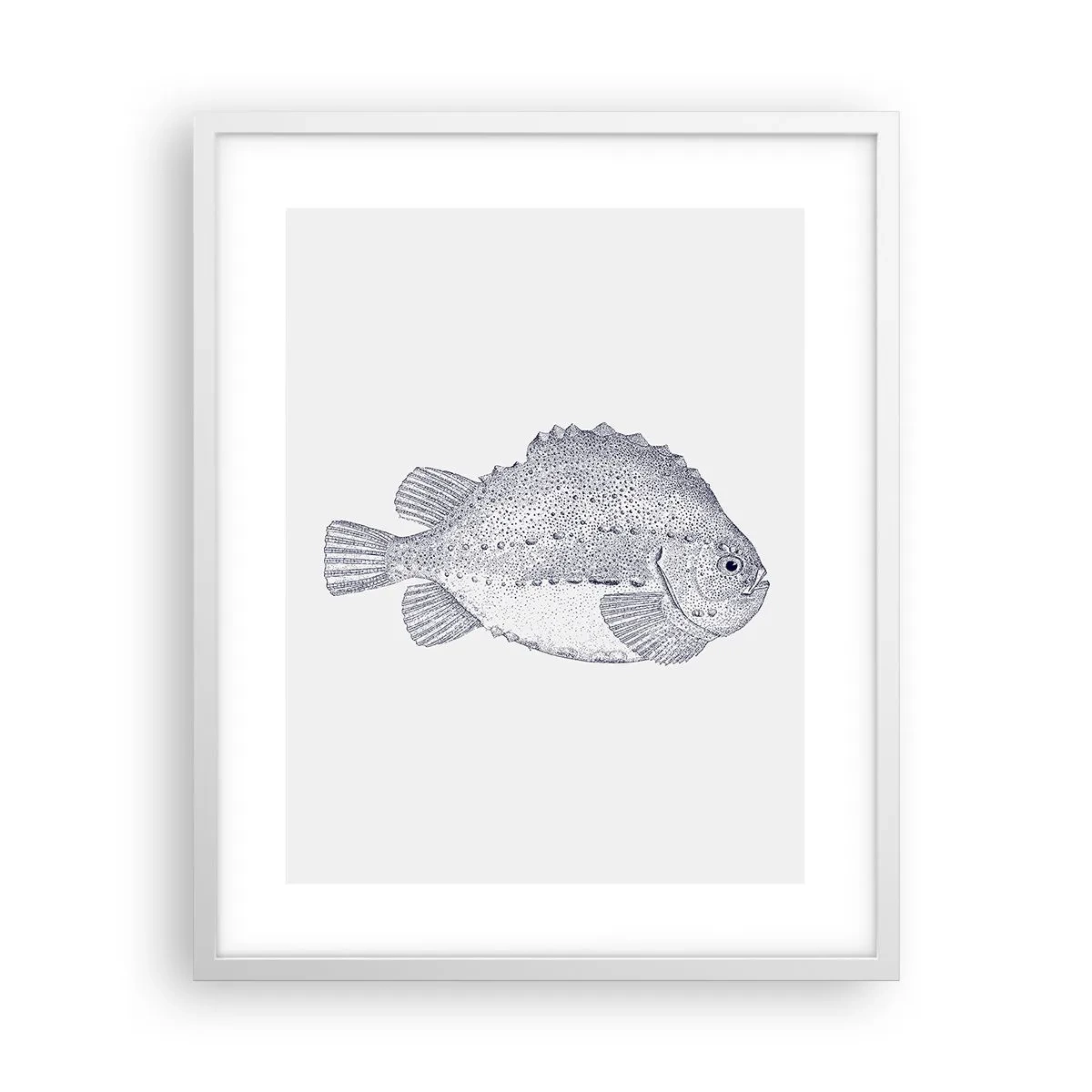 Plakat w białej ramie - Do albumu przyrodnika - 40x50 cm