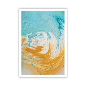Plakat - Pastelowy wir - 70x100 cm