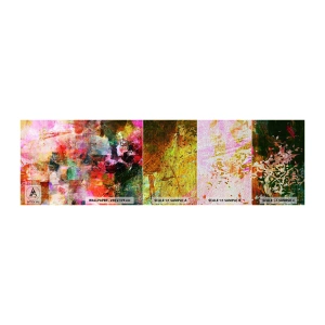 Fototapeta Próbka Premium Sand - Podróż poprzez róż - Abstrakcja, Sztuka, Grafika - 100x30 cm
