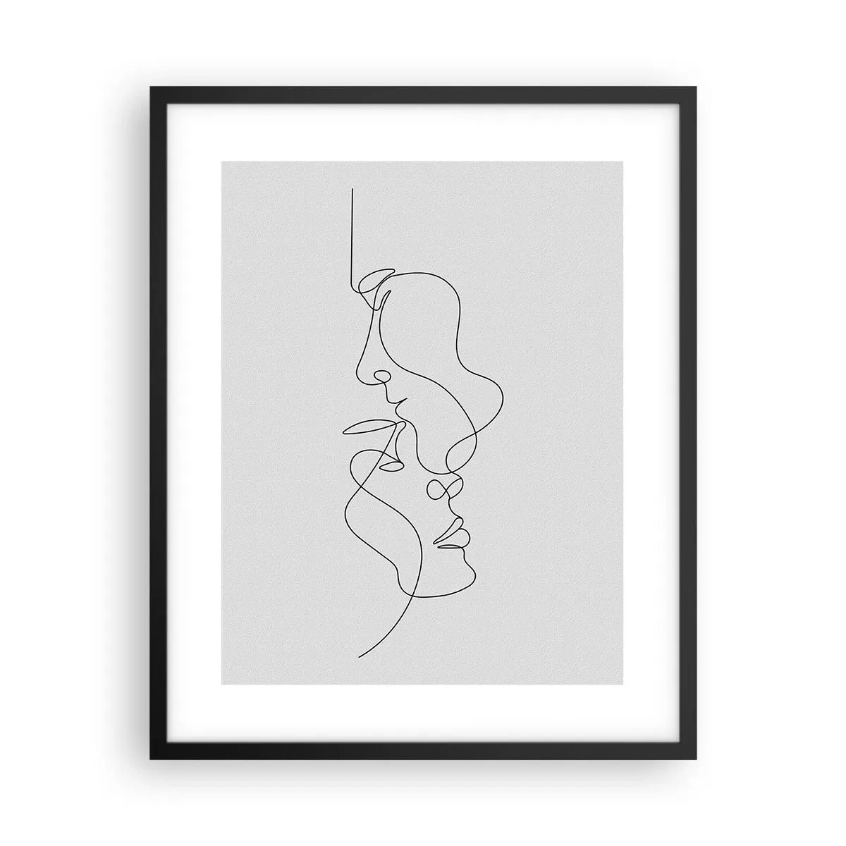 Plakat w czarnej ramie - Żar rzewnych żądz - 40x50 cm