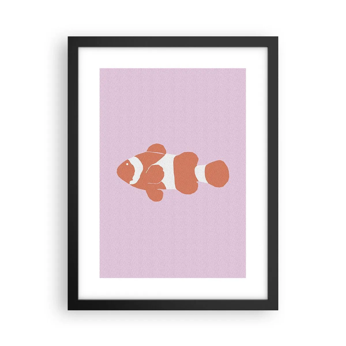 Plakat w czarnej ramie - W koralu jej do twarzy i do ogona - 30x40 cm