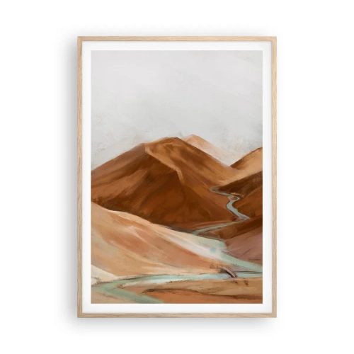 Plakat w ramie jasny dąb - Do źródła - 70x100 cm